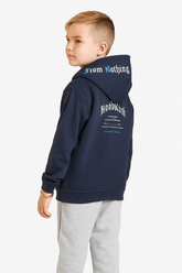 Hoodrich Juniors' Gothic Pullover Hoodie Ombre Blue - Smgarment's